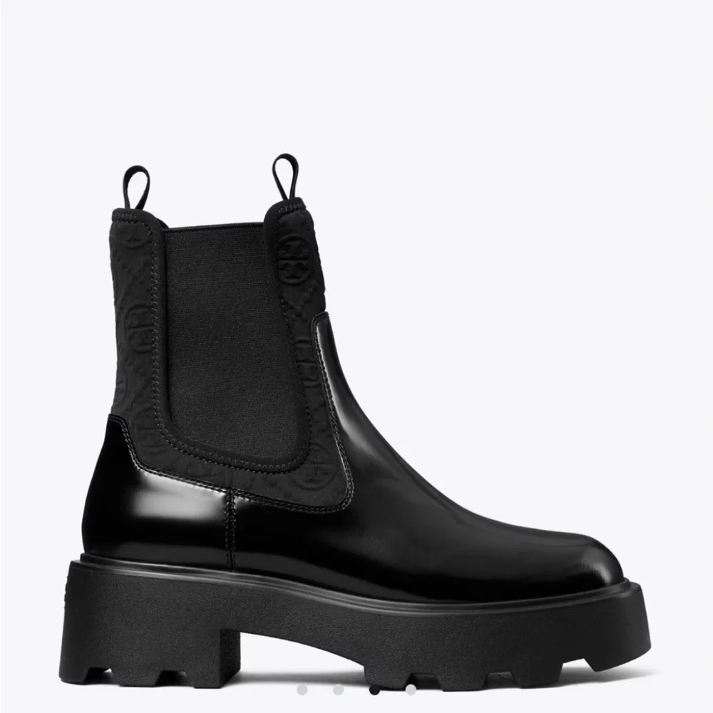 Tory Burch T Monogram Chelsea Lug Boot